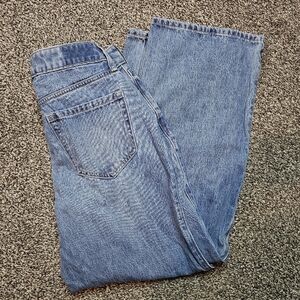 Hollister Curvy Mid-Rise Baggy Jeans sz 0s